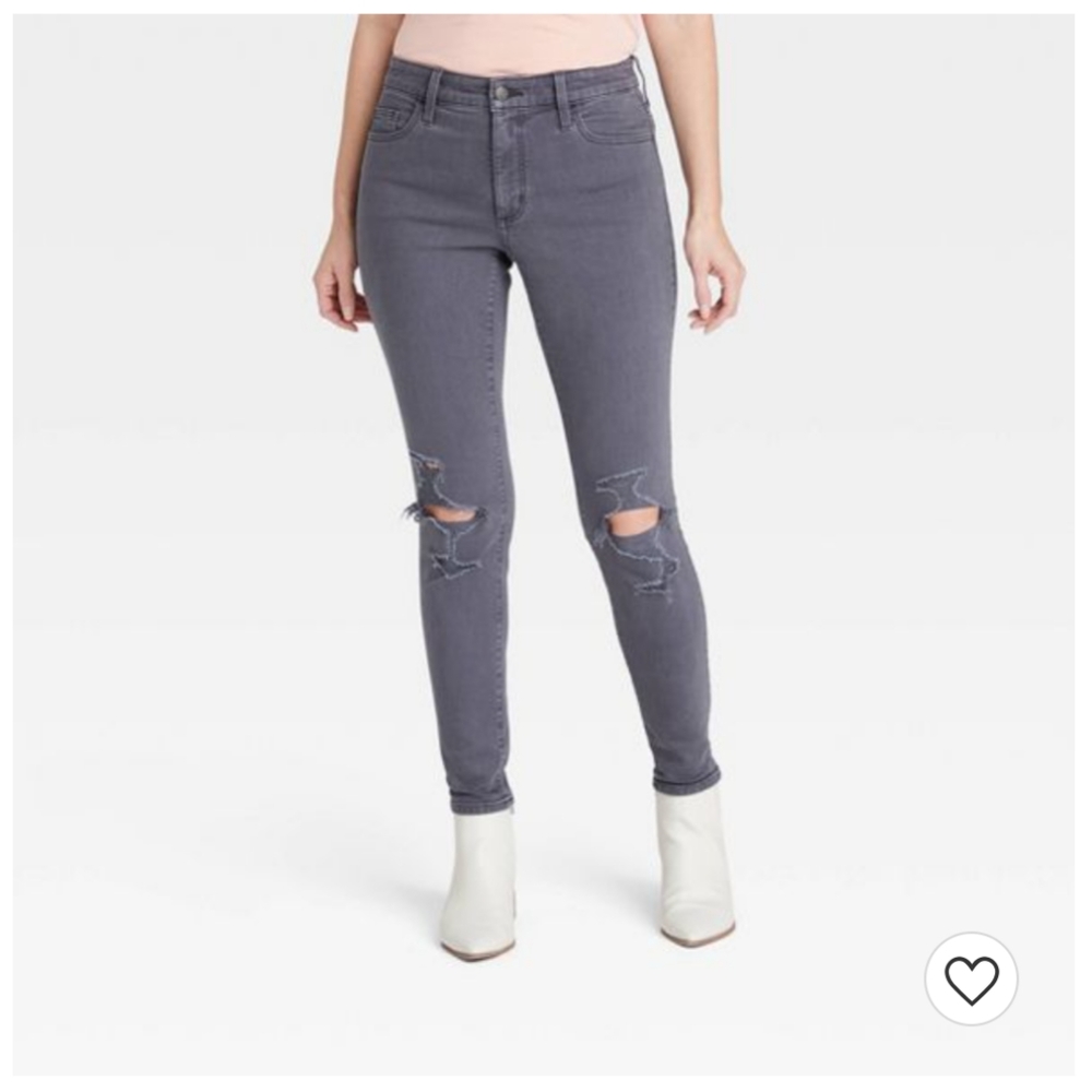 Universal Thread High Rise Skinny Purple size